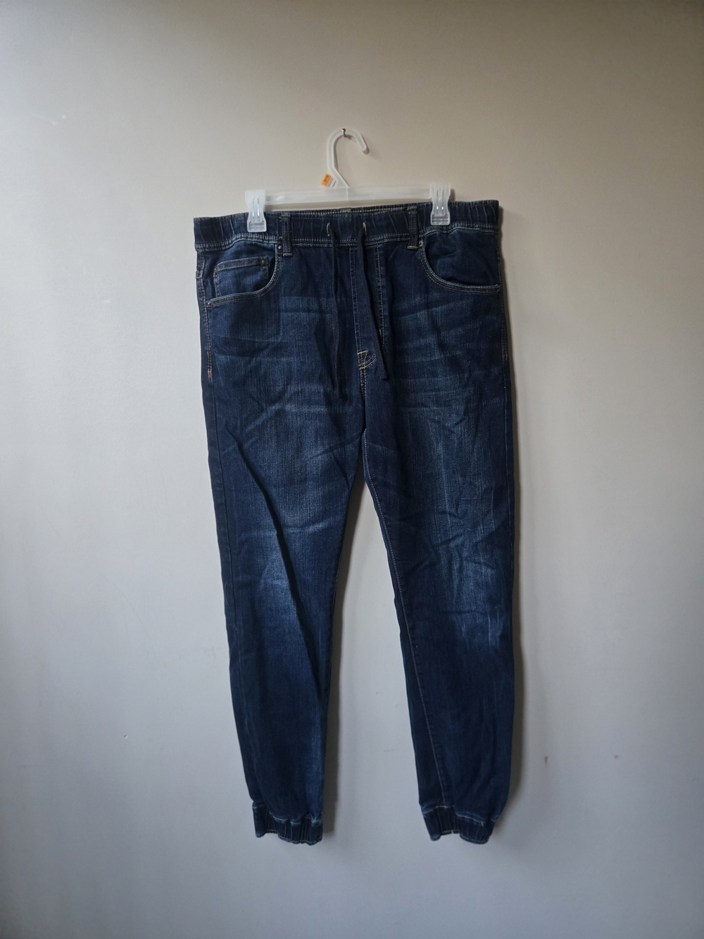 American Eagle Active Flex Denim Joggers Dark Wash Size M